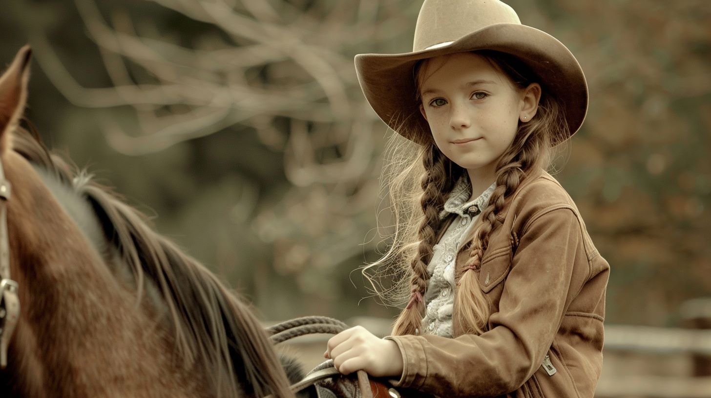 girl riding a horse