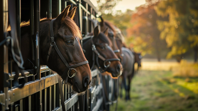 transporting horse