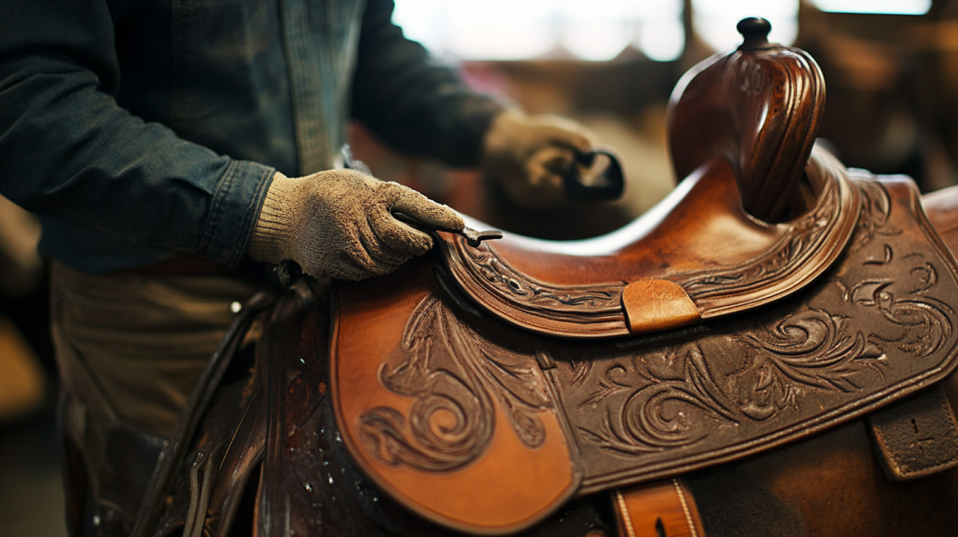 saddle cleaning