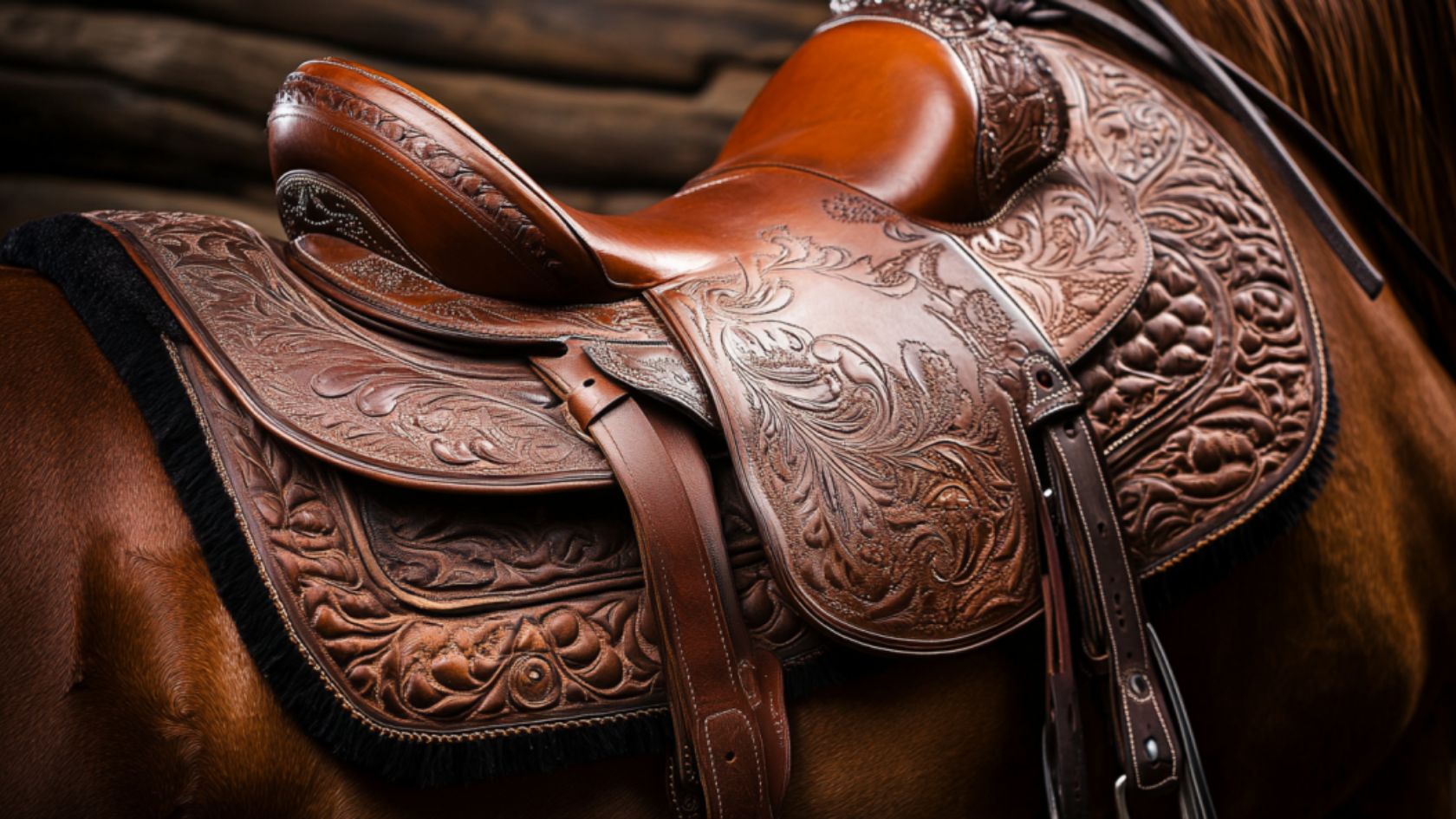 Western horse saddle